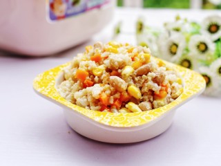 13、宝宝最爱的藜麦杂蔬饭～,开吃。