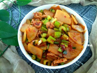 16、西芹土豆炒肉片,成品图，香辣下饭