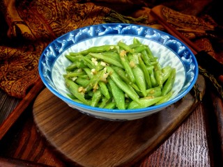 13、家常四季豆,成品