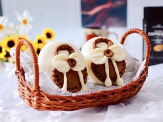 19、花样咖啡小鞋子馒头,宝贝喜欢的不得了,嘻嘻,一直不舍得吃。