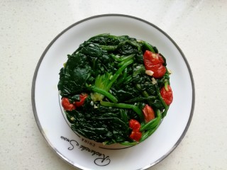 20、芝麻枸杞菠菜,照型就做好了。