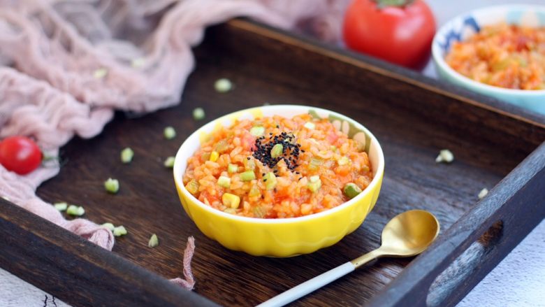 宝宝餐番茄丝瓜补钙粥