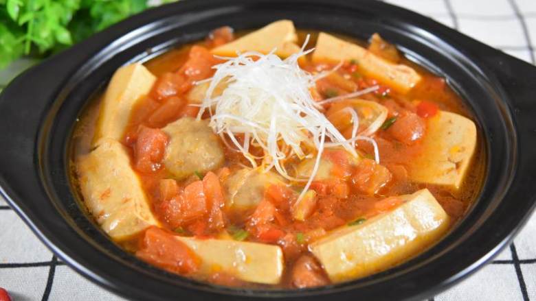 番茄牛肉丸豆腐这绝对是你值得拥有的冬日滋补暖胃秘籍