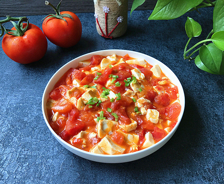 了不起的小番茄蟹黄豆腐烩番茄