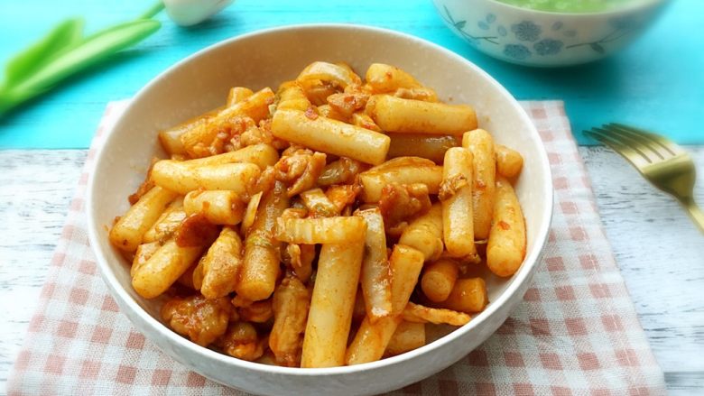 懒人料理快手炒年糕