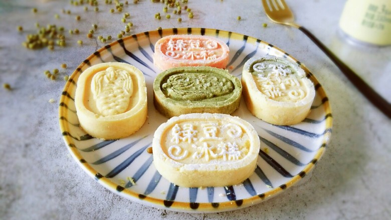 免炒无油无糖清甜绿豆冰糕