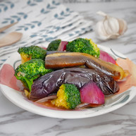 西蓝花洋葱茄子煲