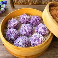 紫薯糯米丸子