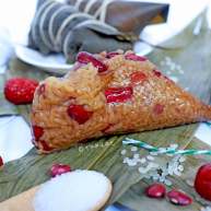 红糖红豆蜜枣粽