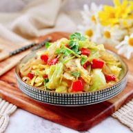 蒜香手撕包菜粉条