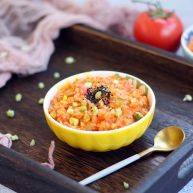 宝宝餐番茄丝瓜补钙粥