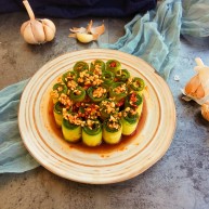 开胃爽口菜浇汁黄瓜