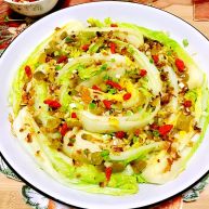 简单方便又美味蒜蓉粉丝娃娃菜