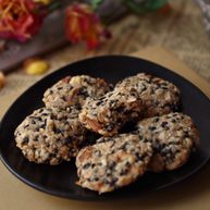 燕麦芝麻核桃酥－低卡又香酥的小饼干