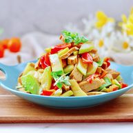 香干辣炒西葫芦