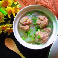 肉丸冬瓜汤—夏日清爽靓汤