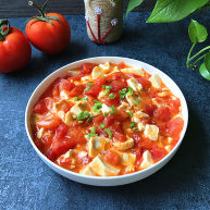 了不起的小番茄蟹黄豆腐烩番茄