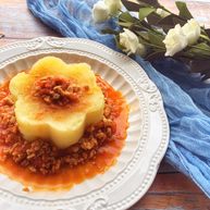 辅食12M番茄肉末土豆泥