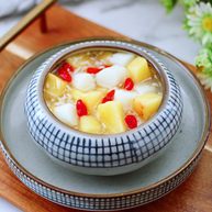 山药酒酿苹果羹