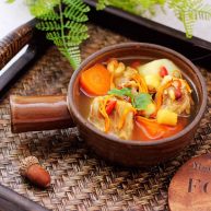 虫草花山药炖排骨