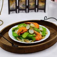 百合海虾荷兰豆小炒