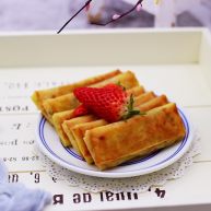 土豆丝红椒煎春卷