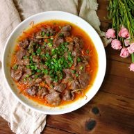 虫草花合蒸牛肉