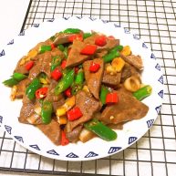 青椒炒猪肝