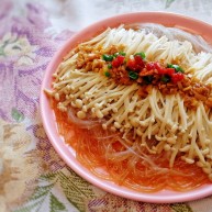 蒜蓉粉丝蒸金针菇