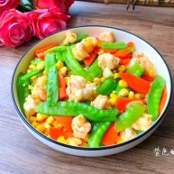 虾仁炒杂蔬