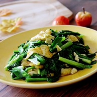 家常韭菜炒鸡蛋