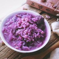 滋阴抗老紫薯银耳粥