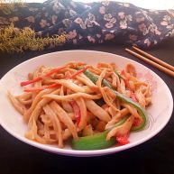 蚝油双椒手撕杏鲍菇