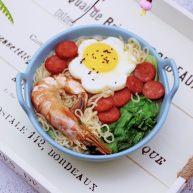 对虾红肠时蔬泡面