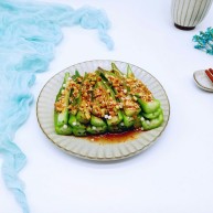 咸味养生菜凉拌秋葵