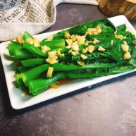 咸味万里一眼绿白灼菜心