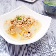 宝宝辅食之肉末蒸冬瓜冰糖水蜜桃