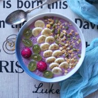 紫薯燕麦思慕雪