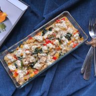 杂蔬奶酪烘蛋健身党的营养早餐