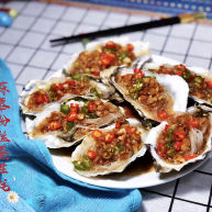 清蒸生蚝蒜蓉粉丝蒸生蚝