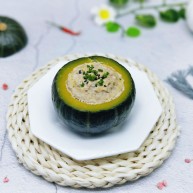 感恩节食谱有机南瓜肉糜盅