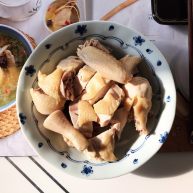 一鸡两吃白切鸡鸡汤白菜