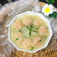 好喝的萝卜虾丸汤