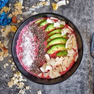 低脂代餐健康减肥—甜菜根燕麦酸奶