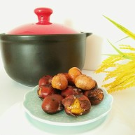 黑乐砂锅烤板栗