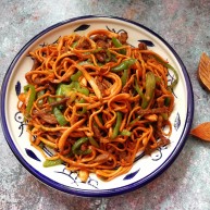 肉炒虫草菇辣椒