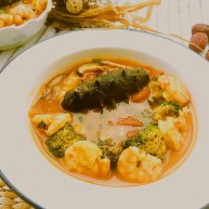 茄汁虾仁海参宴客滋补菜