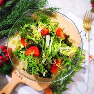 健康饮食の凉拌爽口小菜苦菊裙带菜