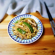 荷兰豆香干豆芽