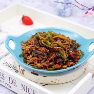 肉末海带炒粉条